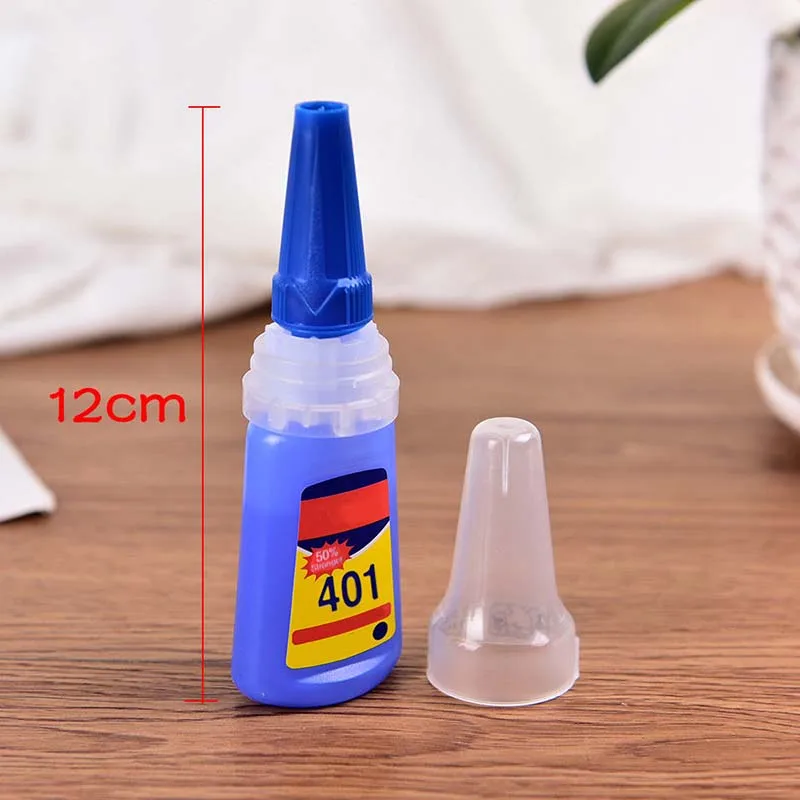 20g Super Strong Liquid 401 Glue Instant Strong Glue For Bond Leather Wood Rubber Metal Adhesive DIY Jewelry Making Accessories images - 6