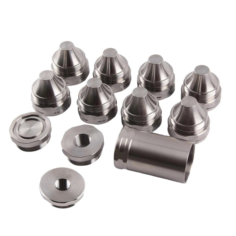 

7'' L 1.55'' OD 1/2x28+5/8x24 Stainless Steel 1.375x24 Modular Solvent Filter radial cup oil Cleaning + jig