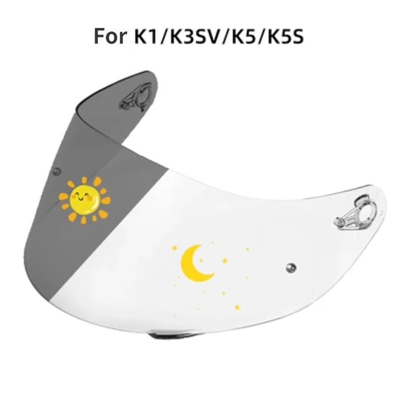 Photochromic Visor for AGV K5 K5S K5-S K3SV K3-SV K1 Helmet Glasses Screen Shield Windshield Accessories Parts Autochromic lens