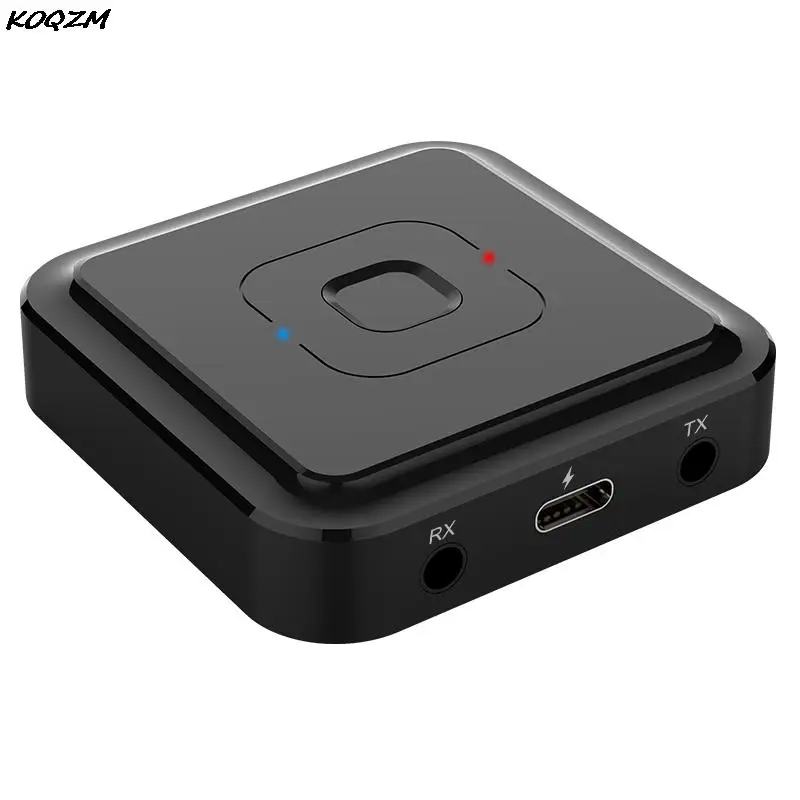

Bluetooth 5.0 Transmitter Receiver Low Latency 3.5mm AUX Jack Optical Stereo Music Wireless Audio Adapter For PC TV Car Speaker