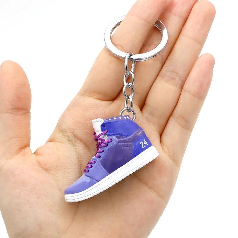 

Creative Mini 3D Stereoscopic Shoe Mold Keychain Bag Hook Basketball Shoes Jewelry Sports Shoes Keychain Personalized Gift