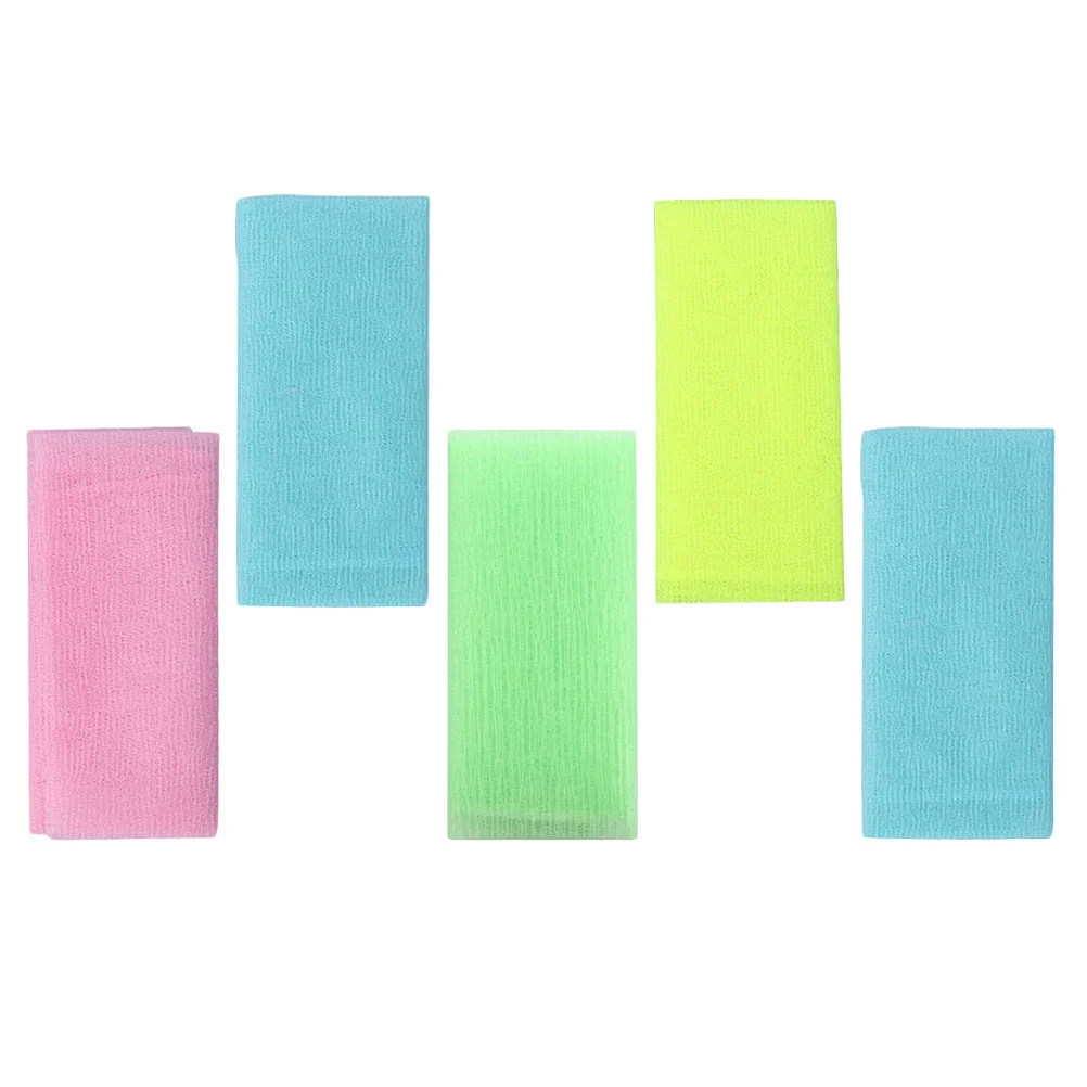 

Towelbath Body Scrubber Shower Bathing Towels Exfoliating Scrubscrubbing Rub Strip Loofah Cloth Wrap Spa Washertoolfoaming