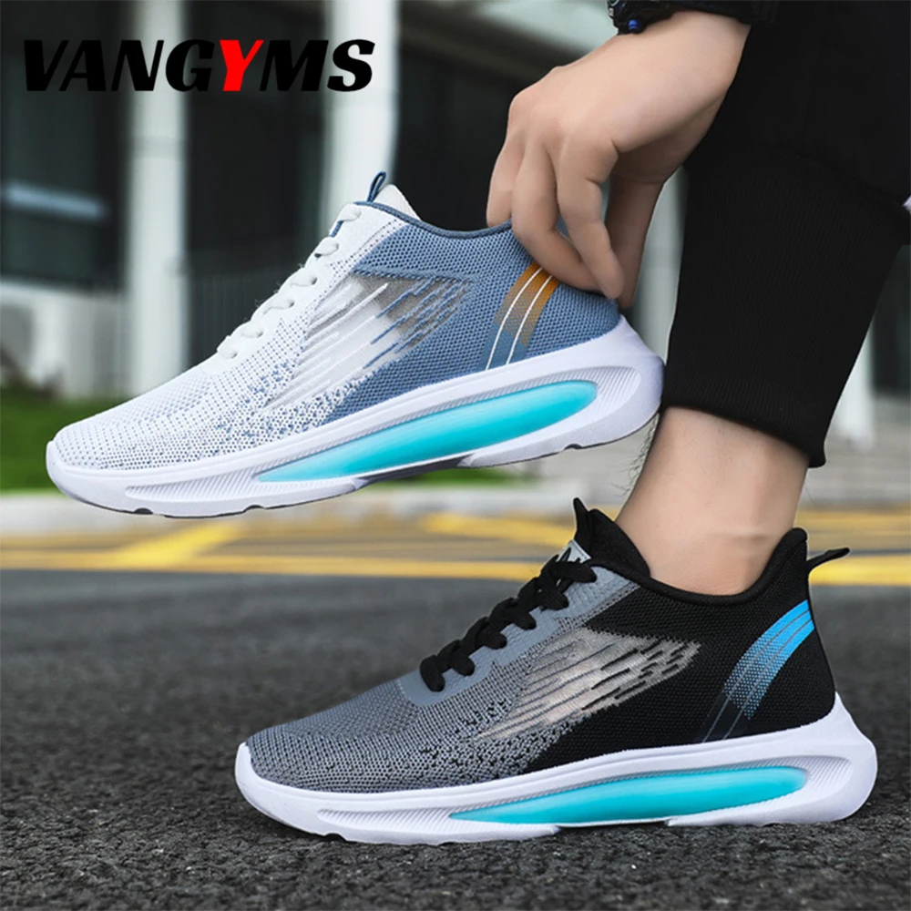 

2022 New Men's Shoes Mesh Lightweight Fashion Mesh Breathable Lightweight Shoes Men's Outdoor Leisure Comfortable Running Shoes