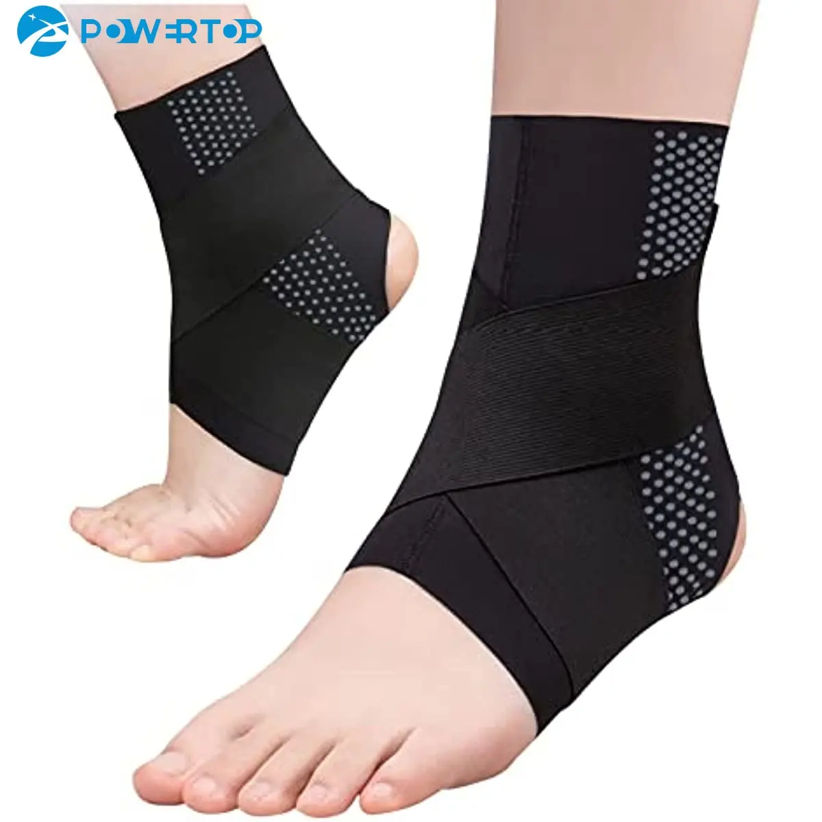 

Ankle Brace,1pc Ankle Wrap & Ankle Brace for Women Men,Ankle Support Strap for Sprained Ankle & Heel Protectors Sleeve