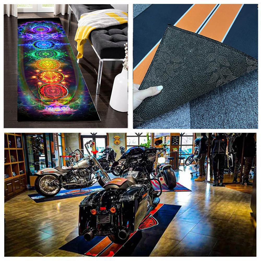 Большой размер крутой кожаный ковер гоночные мотоциклетные ковры подходящие для