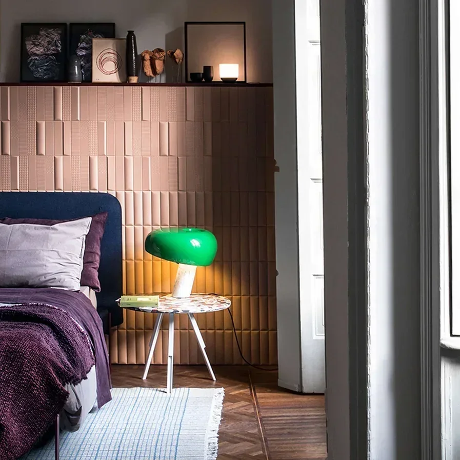 Winfordo мраморная LED настольная лампа