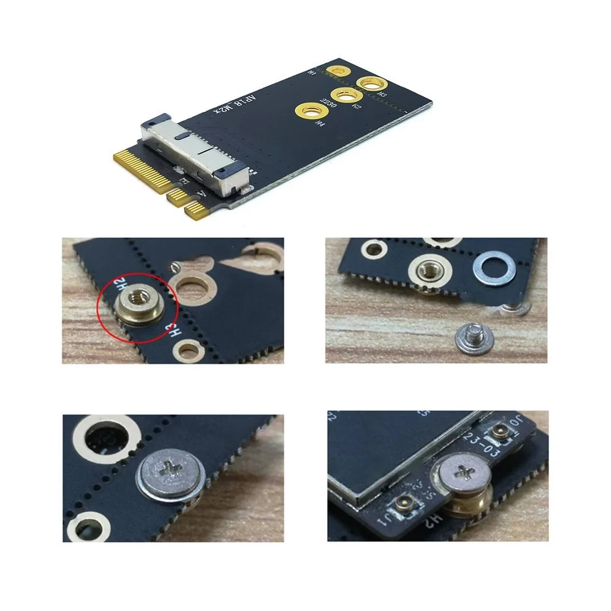 

Карта адаптера NGFF M.2 Key A/E для беспроводной сетевой карты, адаптер для BCM94360CS2 BCM94360 BCM943224, сетевая карта, 1 шт.