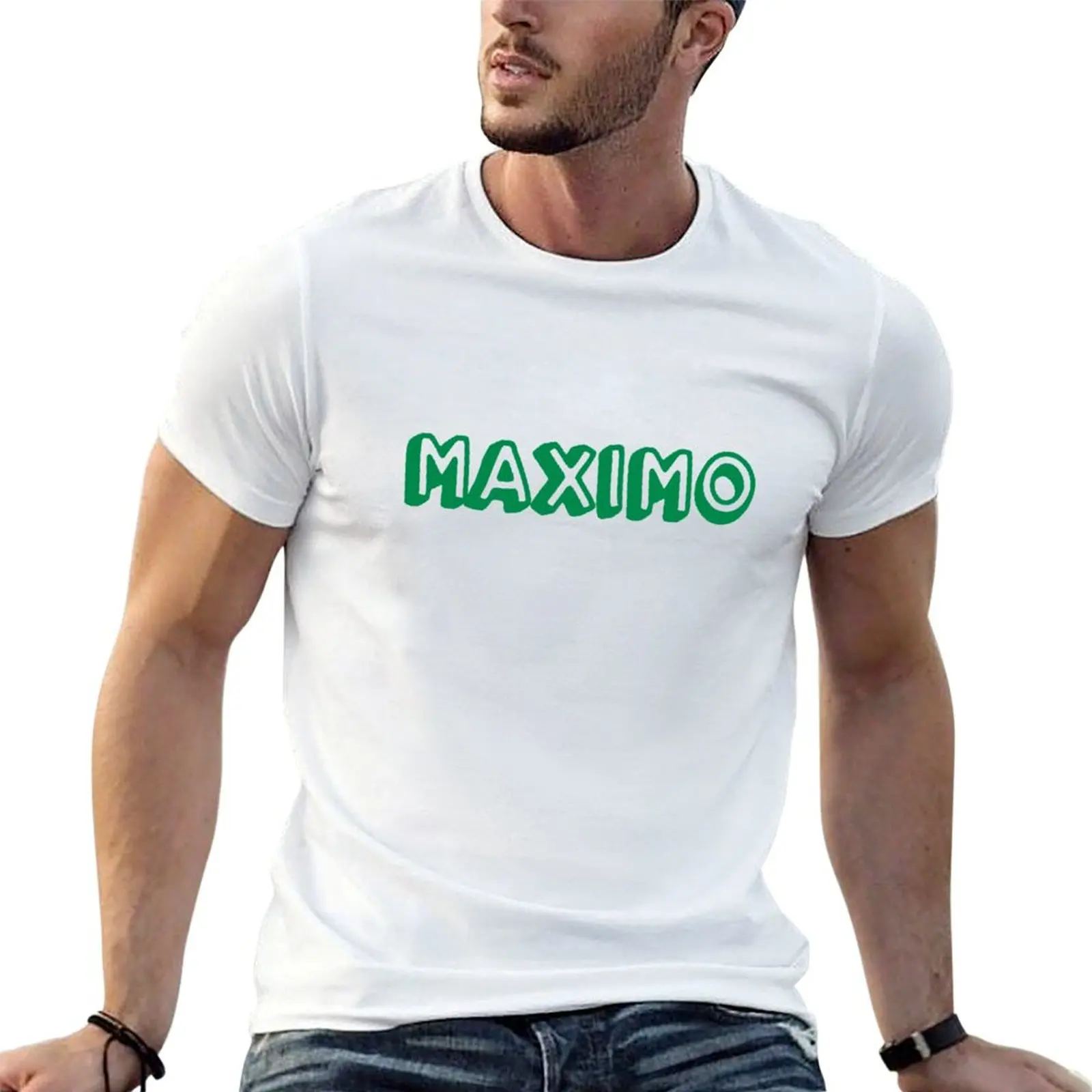 Фото Футболка MAXIMO, забавные футболки, мужская футболка, мужская футболка из 100% хлопка, футболка люксового бренда №1