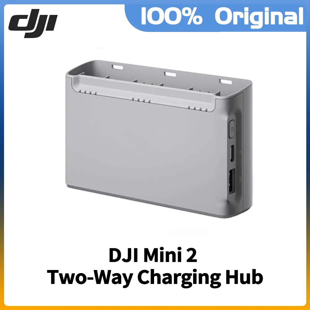 

DJI Mini 2 Two-Way Charging Hub Charges Up to 3 Batteries in Sequence and Can Be Used As A Power Bank