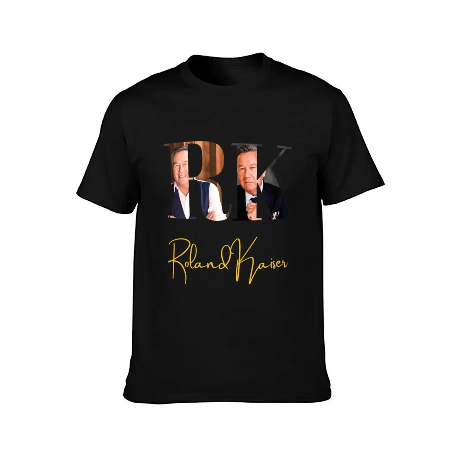 Roland kaiser-roland kaiser merch футболка Роскошная мужская быстросохнущая летняя одежда