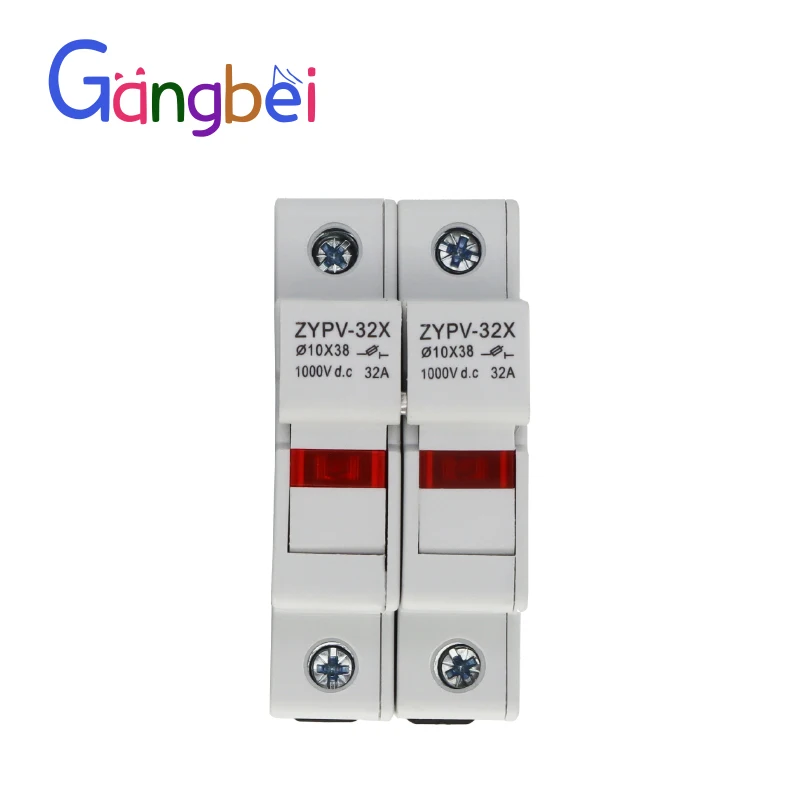 

Параллельный держатель предохранителя постоянного тока 10*38 мм 1000 В