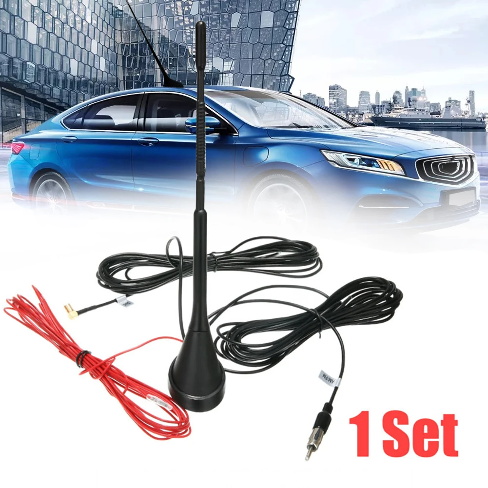 

Car Radio Antenna Universal roof mounted DAB + FM antenna aerial increases the signal Aerial mit Amplifier Roof Mount Active SMB