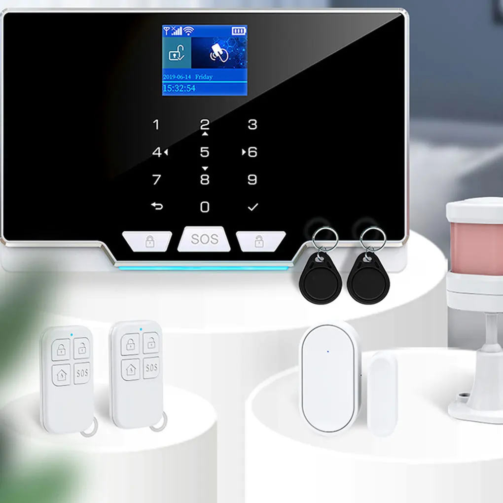 Tuya Intelligent Wireless Alarms Voice Prompts Security System Induction