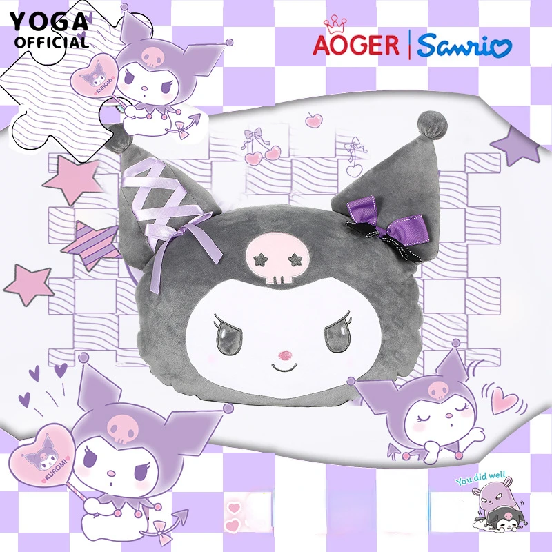 

Genuine Sanrio Kuromi Dark Maid Plush Doll Pillow Japanese Kawaii Doll Pillow