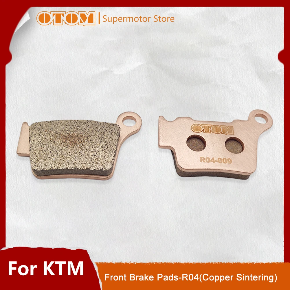 

OTOM Motorcycle Rear Brake Pads R04 Copper Sintering Braking Disks For KTM SX SXF XC XCF XCW EXC MXC HUSQVARNA FC FE TC TE 250