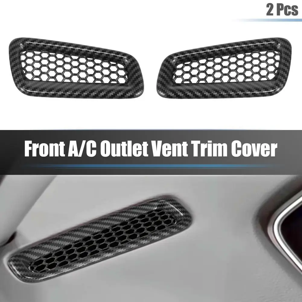 

2Pcs Front Air Conditioner Outlet Vent Cover Trim Decorative Frame Compatible For 22 11th Generation