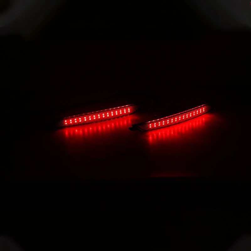 1 пара автомобилей светодиодный задний светильник s противотуманные фары бампер