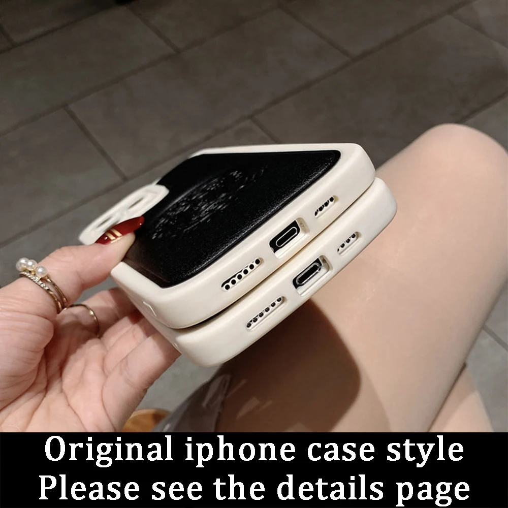 

Роскошный ẹẹзамзамкнутый кожаный чехол для iPhone 11 12 13 Pro Max Mini 7 8 Plus X XS XR модный брендовый дизайнерский Оригинальный чехол с полным покрытием