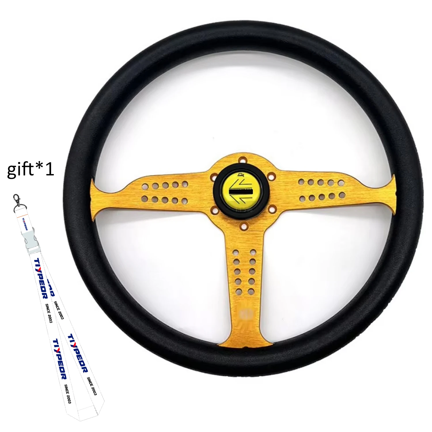 

14-дюймовый/350 мм руль из искусственной кожи, оптовая продажа модифицированных рулевых колес для стиля Mo