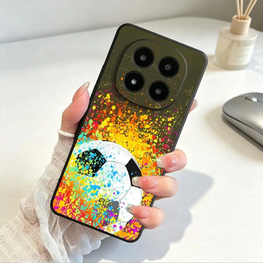 Фото Чехол для телефона Xiaomi Redmi Note 15 12 11 14 13 Pro Plus K80 A3 A4 A5 A1 10 12C 13C 9 8 7 14C с дизайном «Красочные брызги краски» №5