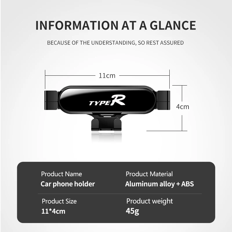 Автомобильный держатель для телефона Гравитационный смартфонов Honda Fit Jazz Transalp CBR