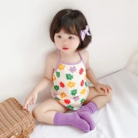 baby onesie female 2022 summer small sling baby crawling ha bag fart clothes set childrens clothing