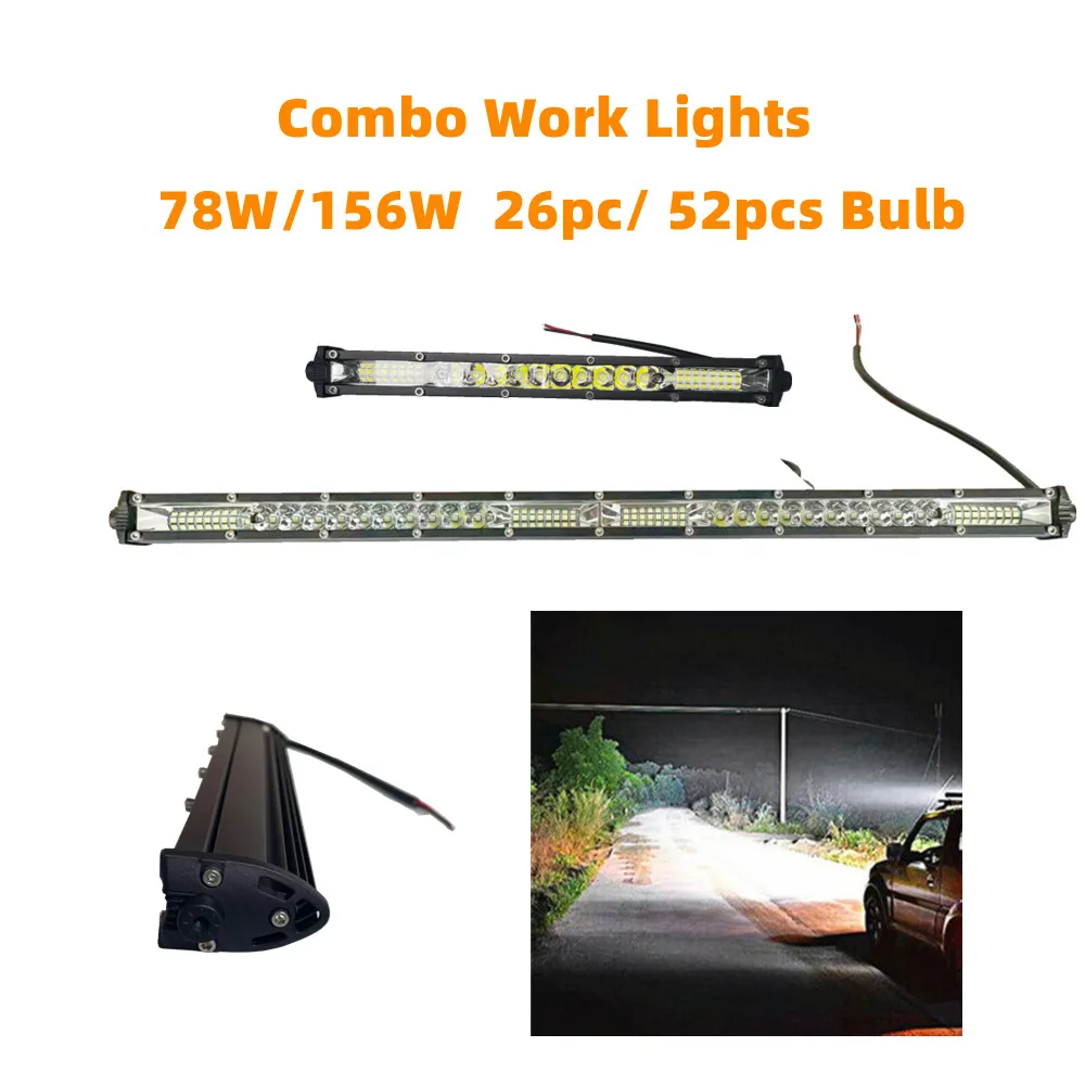 Комбинированные фонари для внедорожника, УАЗ, 12 В, 24 В, 11/20 дюймов