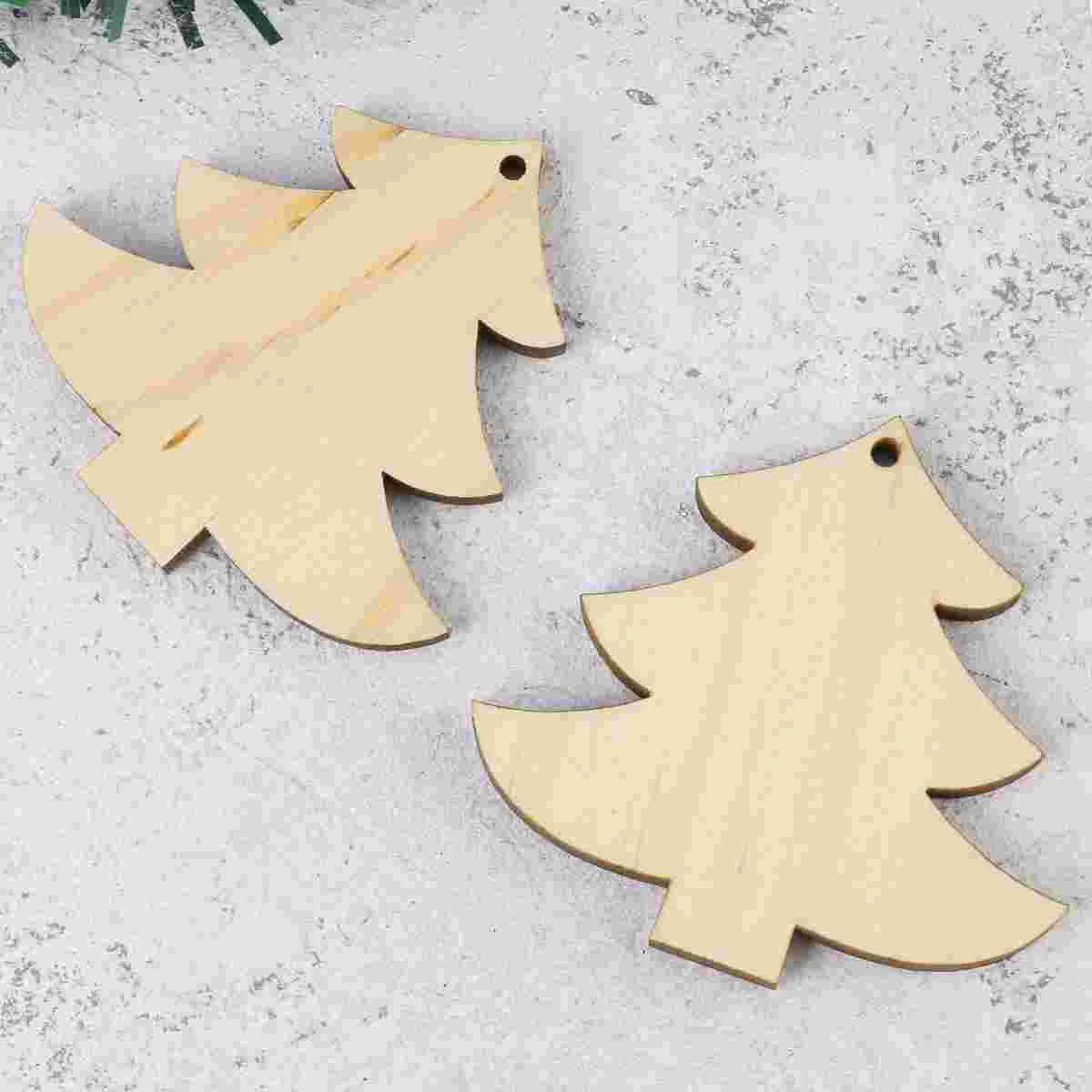 

10pcs Christmas Hanging Pendant Creative Craft Ornament Cutouts Decorative Props for Home Christmas Garden