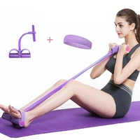 brand new 4 butlers home gym exercise equipment pull rope pedal ankle puller indoor fitness elastic crunches pull rope