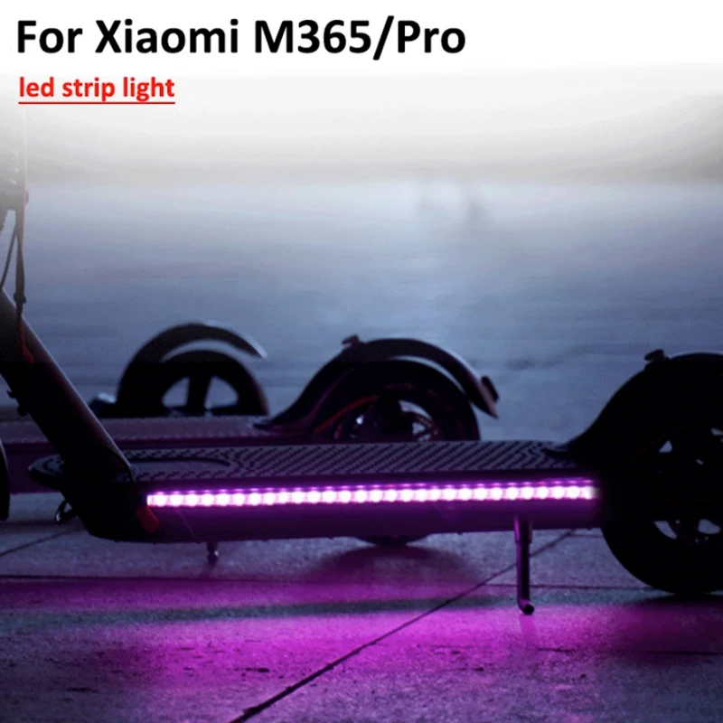 Светодиодный фонарик в полоску лампа RGB для электроскутера Xiaomi Mijia M365 скейтборда