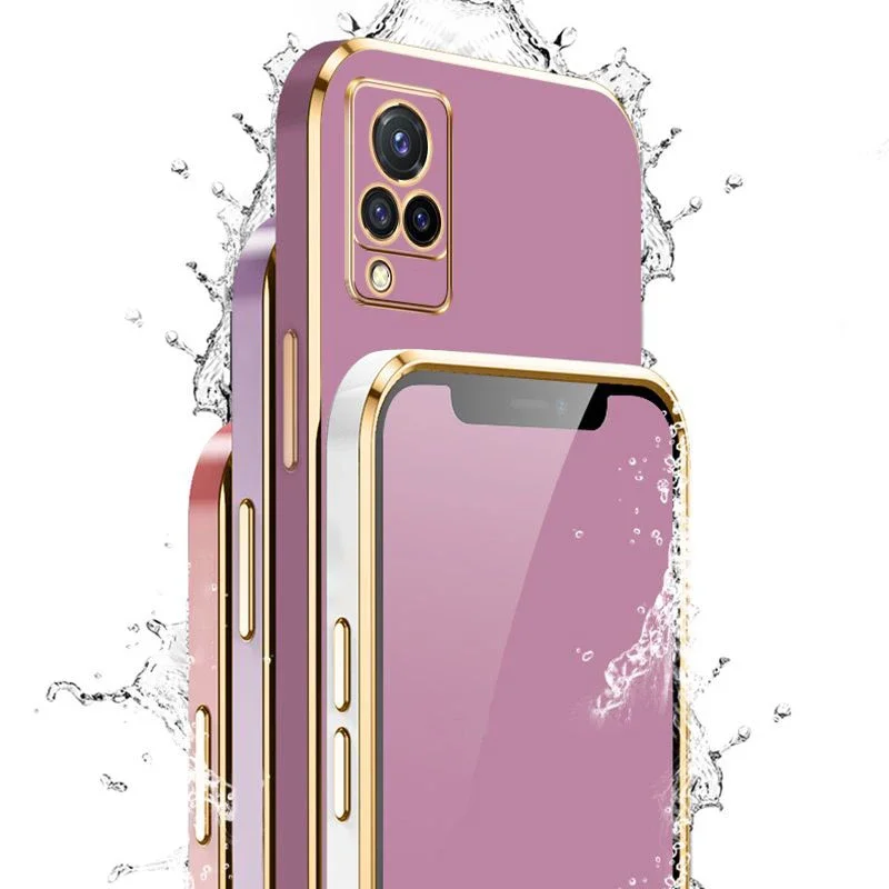 Жесткая матовая Противоударная задняя крышка для vivo V21