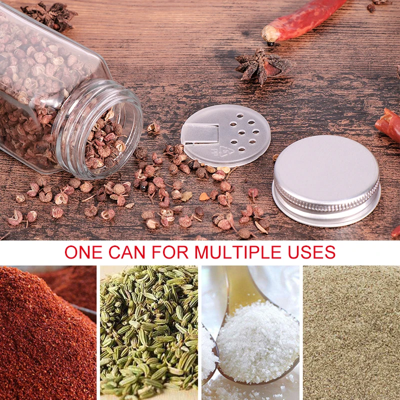 Kitchen 12pcs Spice Jars Organizer Rack Seasoning Pots Set Salt and Pepper Tools Bottle Gadget Sets |