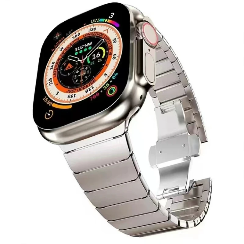 

Metal stainless steel strap For Apple watch Ultra 49mm 8 7 45mm 41mm High end watch wristband For iWatch 6 5 4 SE 44mm 40mm 42mm