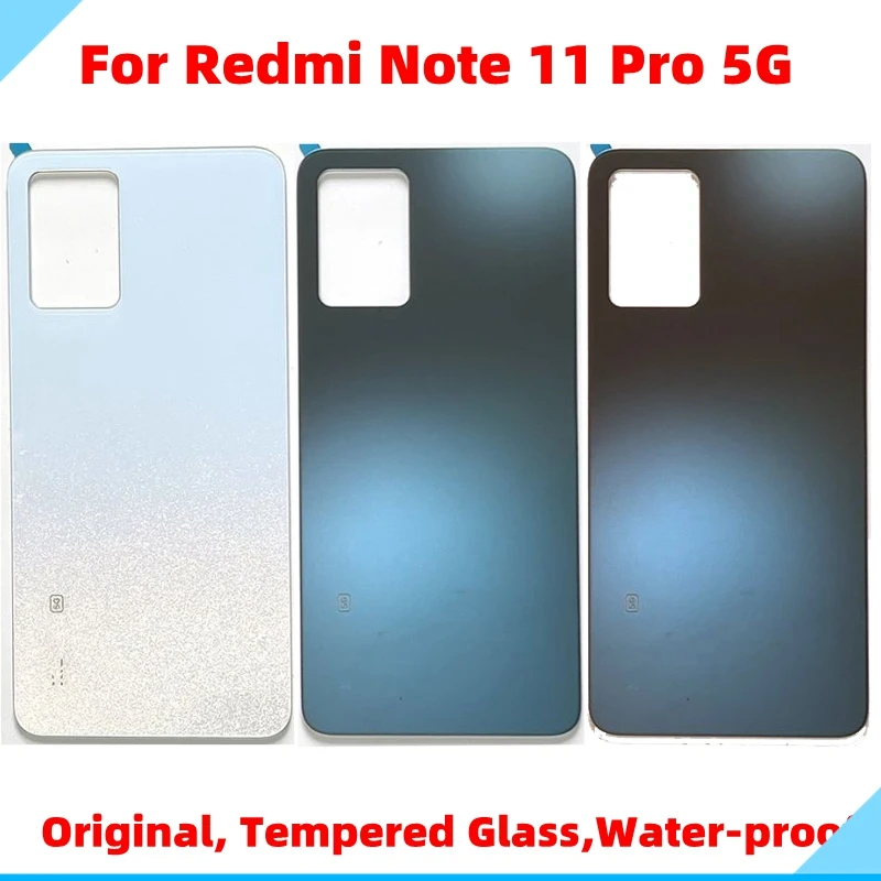 

Оригинальная 6,67 "Стеклянная задняя крышка для Xiaomi Redmi Note 11 Pro крышка для аккумулятора Note 11Pro задняя крышка корпуса