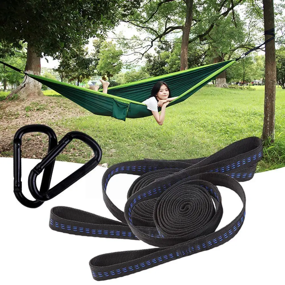

Adjustable Hammock Straps With Buckle Loops Aerial Aerial Portable Hammock Belt Strap 200kg Rope Hanging Yoga Yoga Load Out N6p5