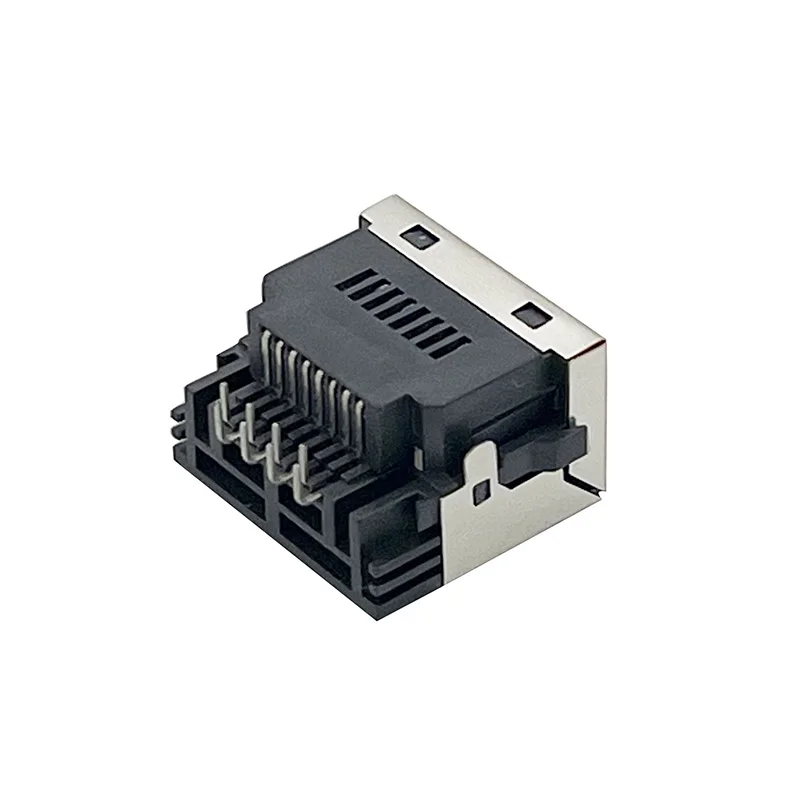 10 шт. сетевая розетка RJ45 скрытого монтажа без индикатора, общая высота 9,8 мм, высота на плате 5,8 мм. (art.: 3920d3d409efd) - 3920d3d409efd