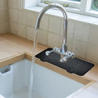 kitchen sink splash mat reusable sink drying pad faucet water catcher mat countertop protector easy to use reusable sink splash