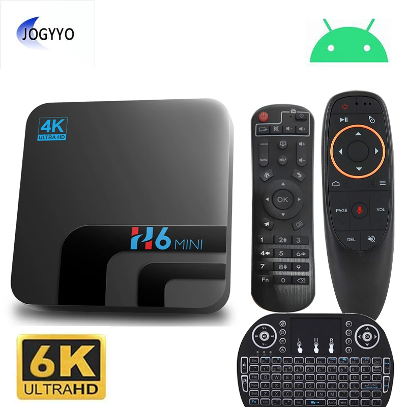 

Android TV Box 6K H6 Mini Set top box Allwinner H313 Quad-core Smart TV Box 2.4G 5G Wifi Bluetooth 3D Video H.265 Media Player