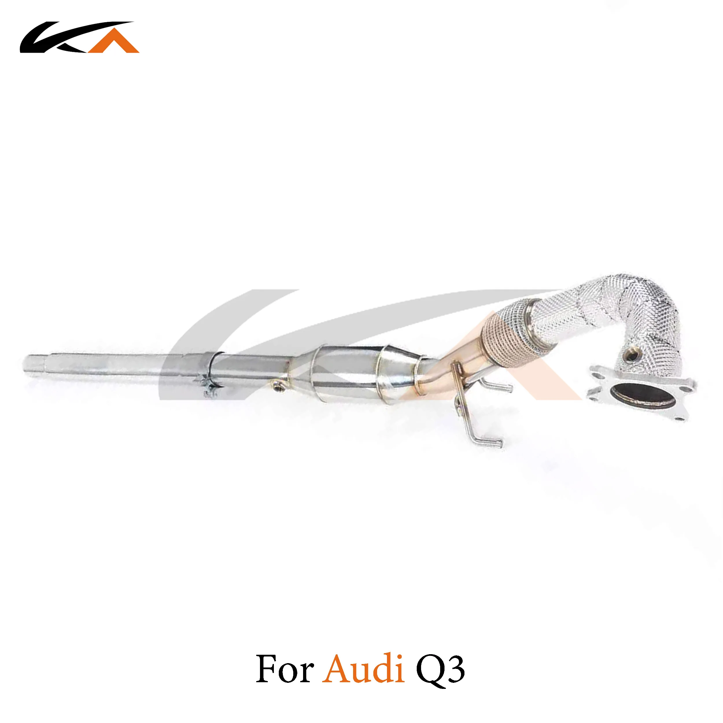 Стальные насадки для выхлопной трубы KA тюнинг Audi Q3 2 0 T