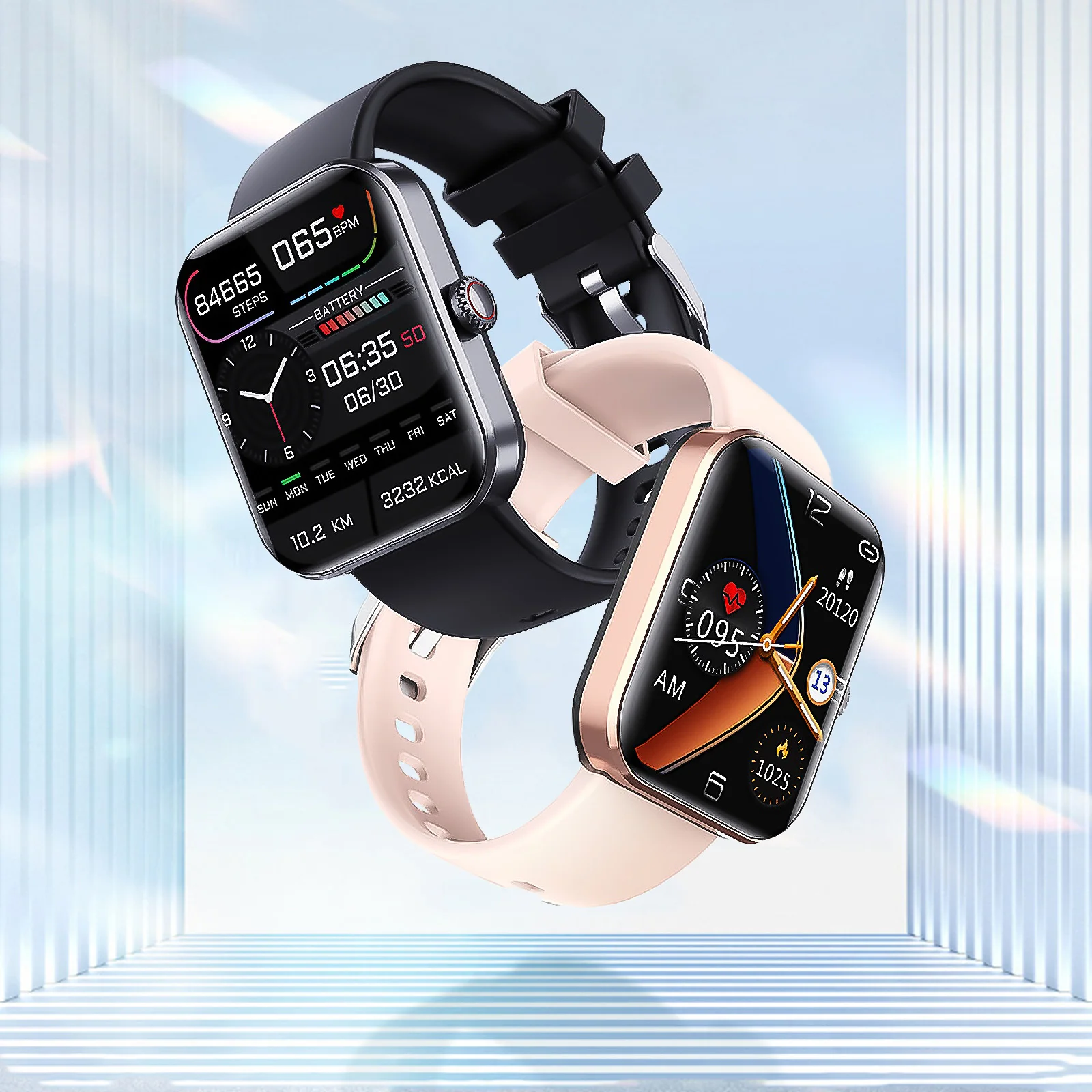 

Умный Браслет F57L с магнитной зарядкой, водонепроницаемые смарт-браслеты с сенсорным экраном для контроля температуры тела, для мужчин и жен...