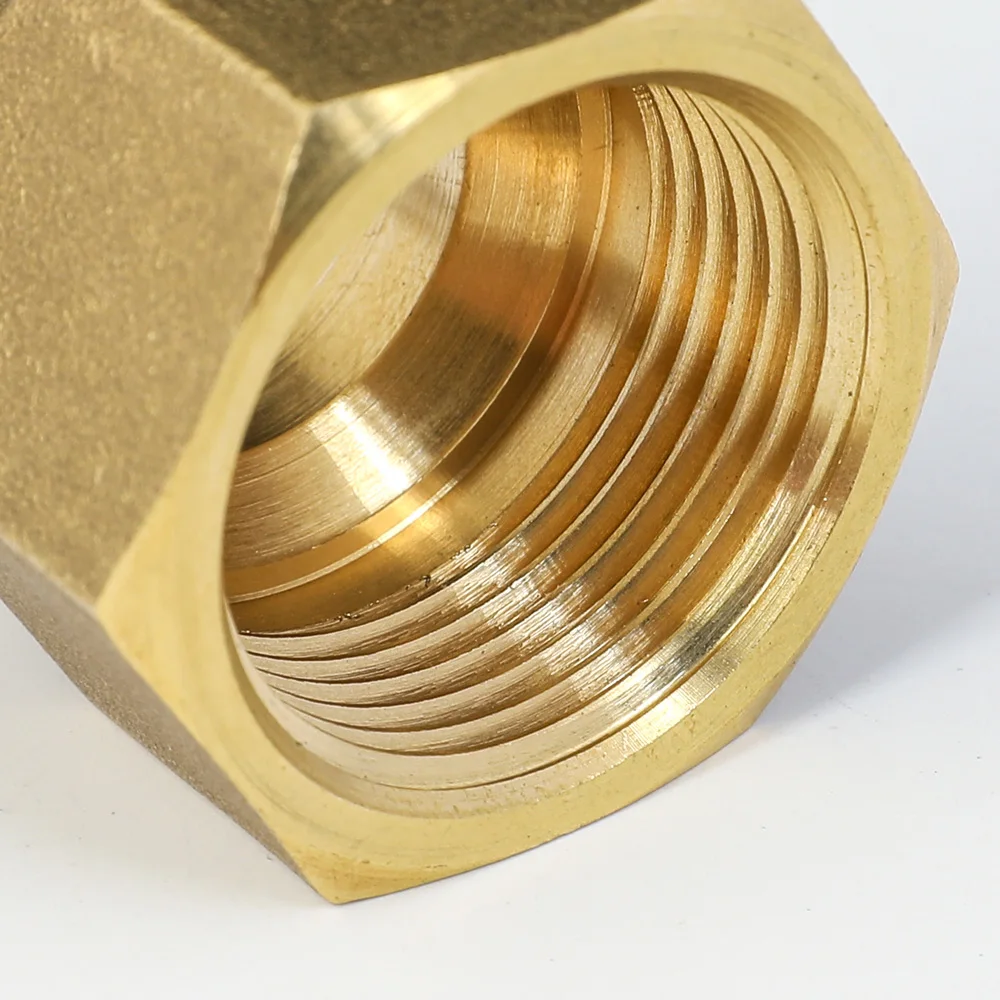 Латунная гайка 45 ° SAE 1/4 &quot3/8" 1/2 &quot3/4" соединитель для расклешенной трубы