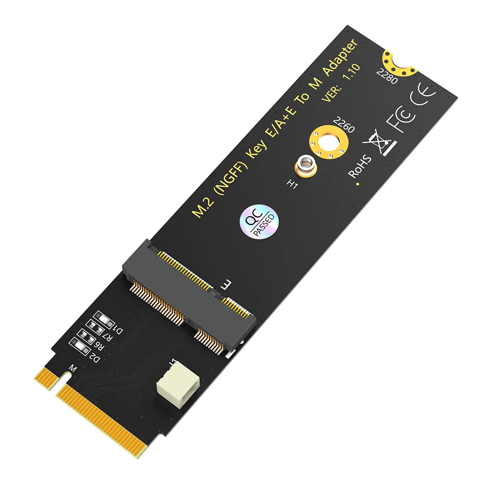 

Upgraded M.2 NGFF A+E key WiFi/Bluetooth card to M.2 Key M adapter card for Intel AX200/AX201/AX210