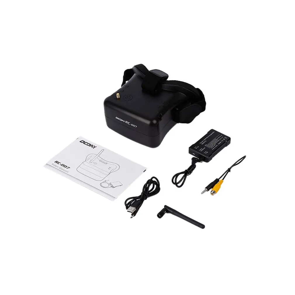 

OCDAY 40CH FPV 5.8G 3dB HD FPV Goggles Video Glasses for 4.3 inch Screen