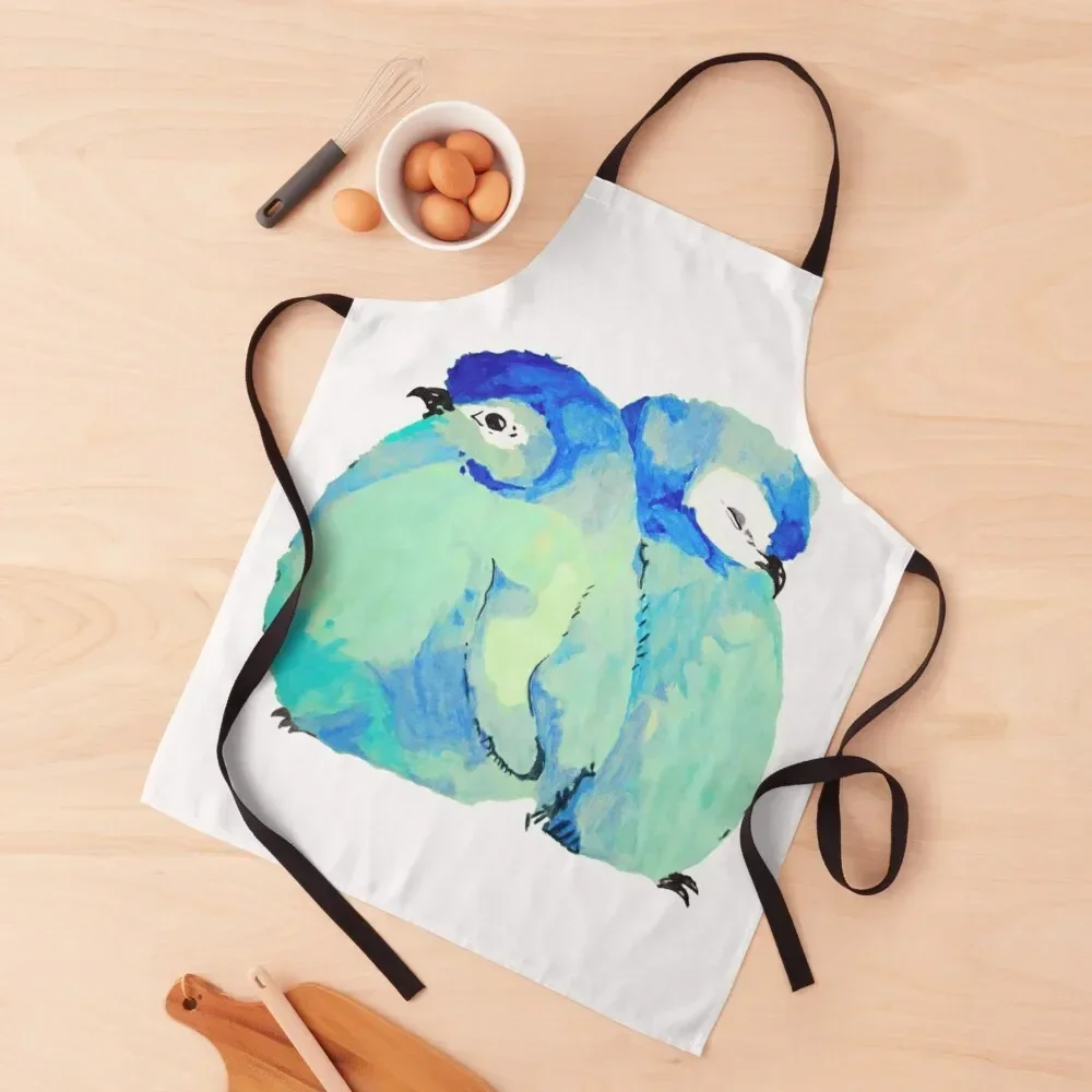 Фартук с изображением пингвинов домашняя утварь кухонная для парикмахера