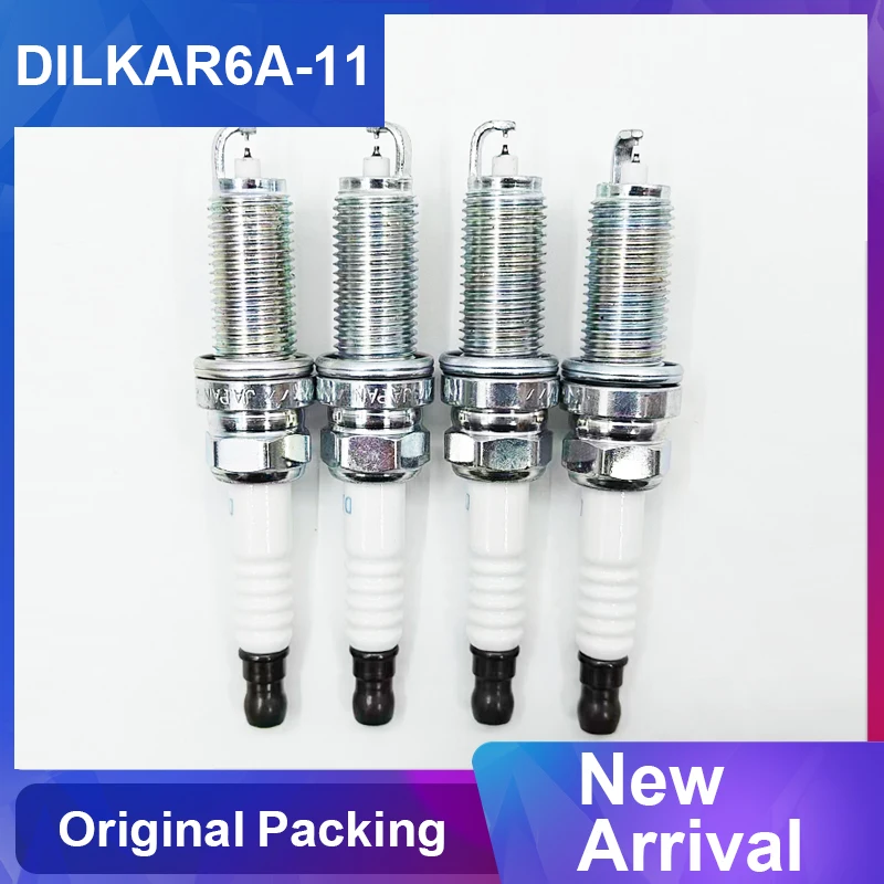 

4/20 шт. DILKAR6A-11 9029 Двойные иридиевые свечи зажигания для Nissan Sentra Altima Rogue X-Trail 2.5L Renault DILKAR6A11 22401-JA01B