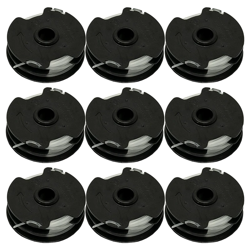 

9 Pack Grass Trimmer Spool Replacement For Parkside Cordless Grass Trimmer PRTA 20 Li C3 IAN351753