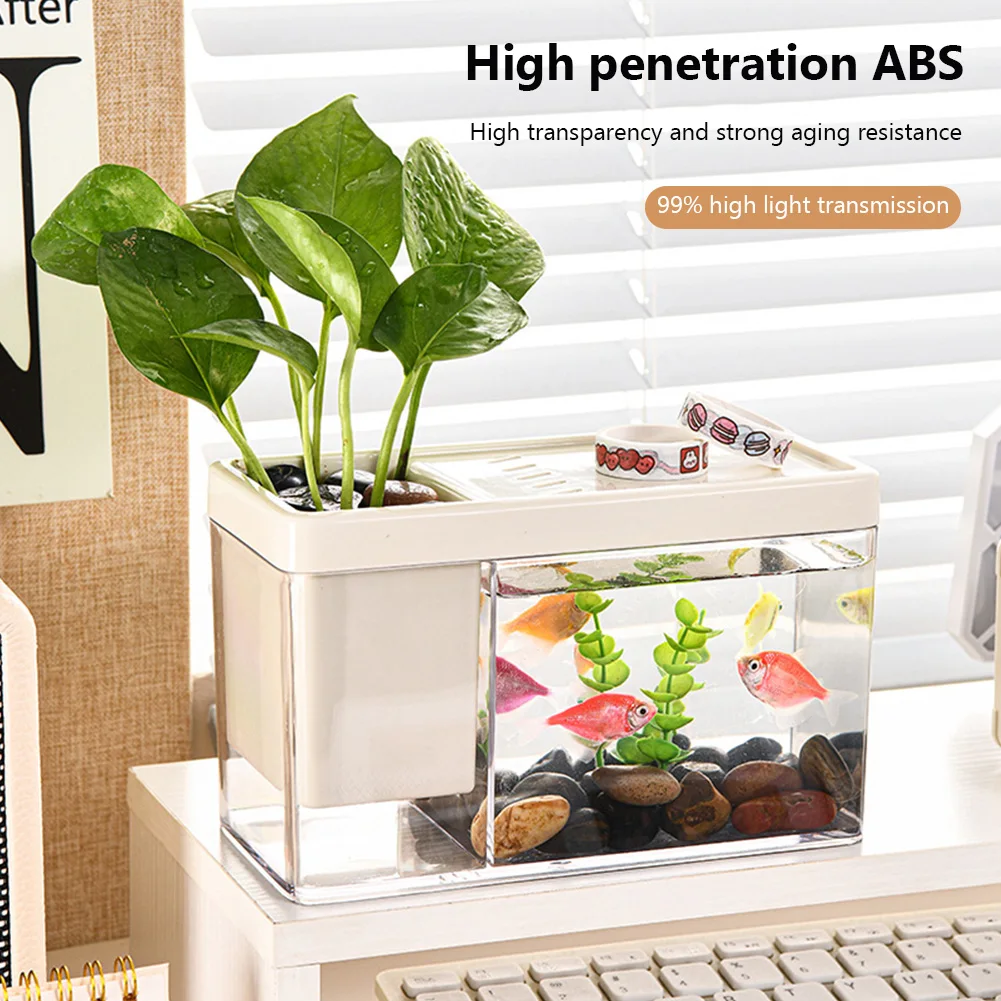 Маленький аквариум с верхним вентиляционным отверстием гладкие края прозрачный