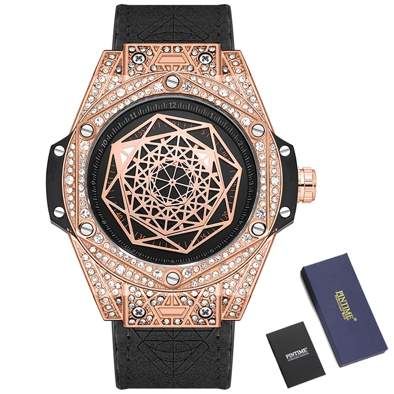 

PINTIME Men's Sports Military Wrist Watch Clock Male zegarek meski montr Quartz Watch Men Luxury Cool Unique Hip Hop Watches