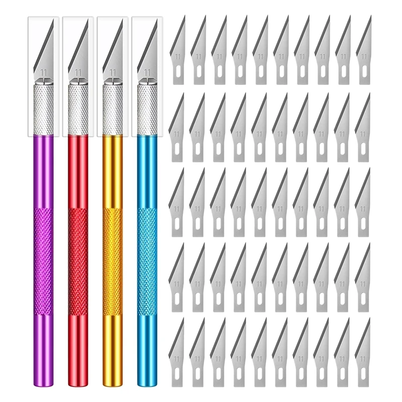 

84 Pcs Craft Knives Set Utility Knives Hobby Knife Blade It Can Be Used For DIY, Art Work, Cutting And Engraving