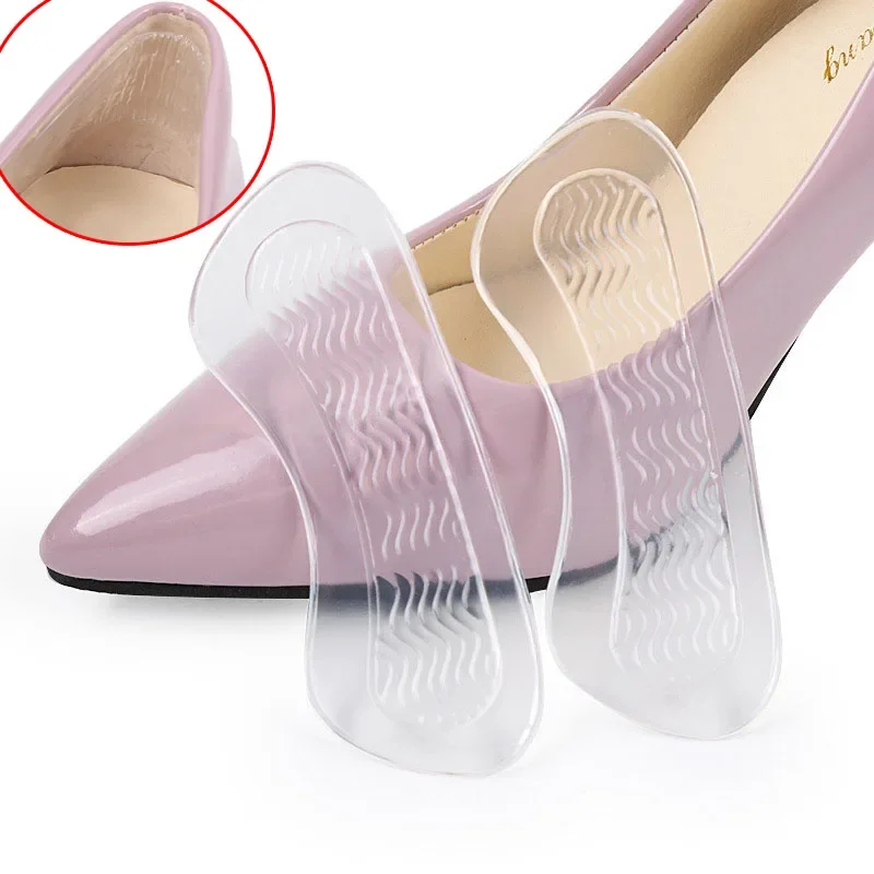 

1 Pair Silicone Heel Stickers Heels Grips for Women Men Anti Slip Heel Cushions Non-Slip Inserts Pads Foot Heel Care Protector